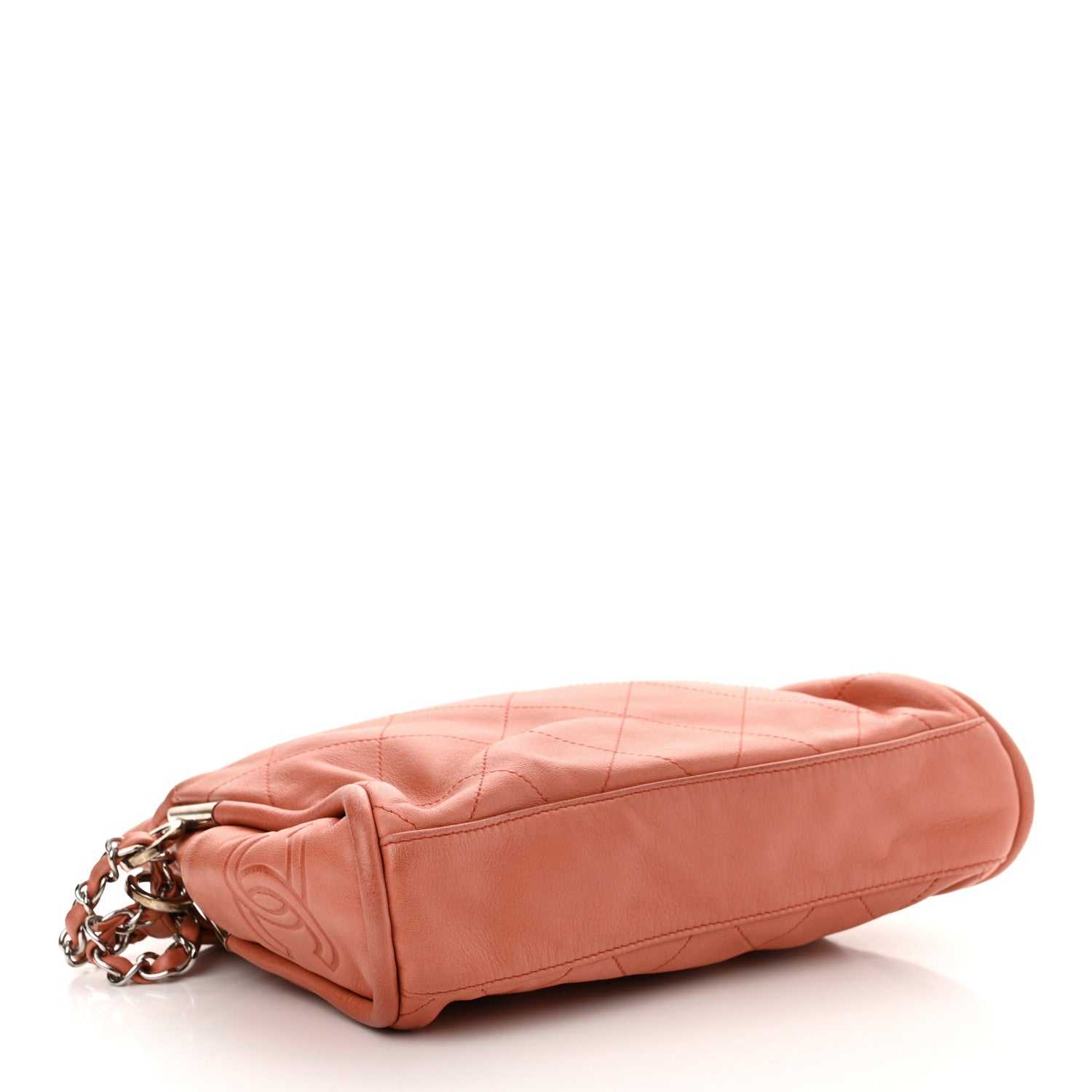 Chanel Lambskin Stitched Small Ultimate Soft Tote Pink 4 of 17