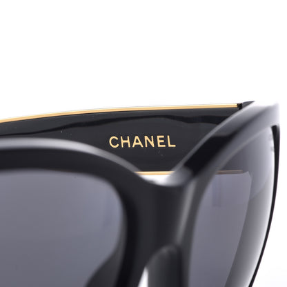 Chanel Polarized CC Sunglasses 5270 Black 5 of 10