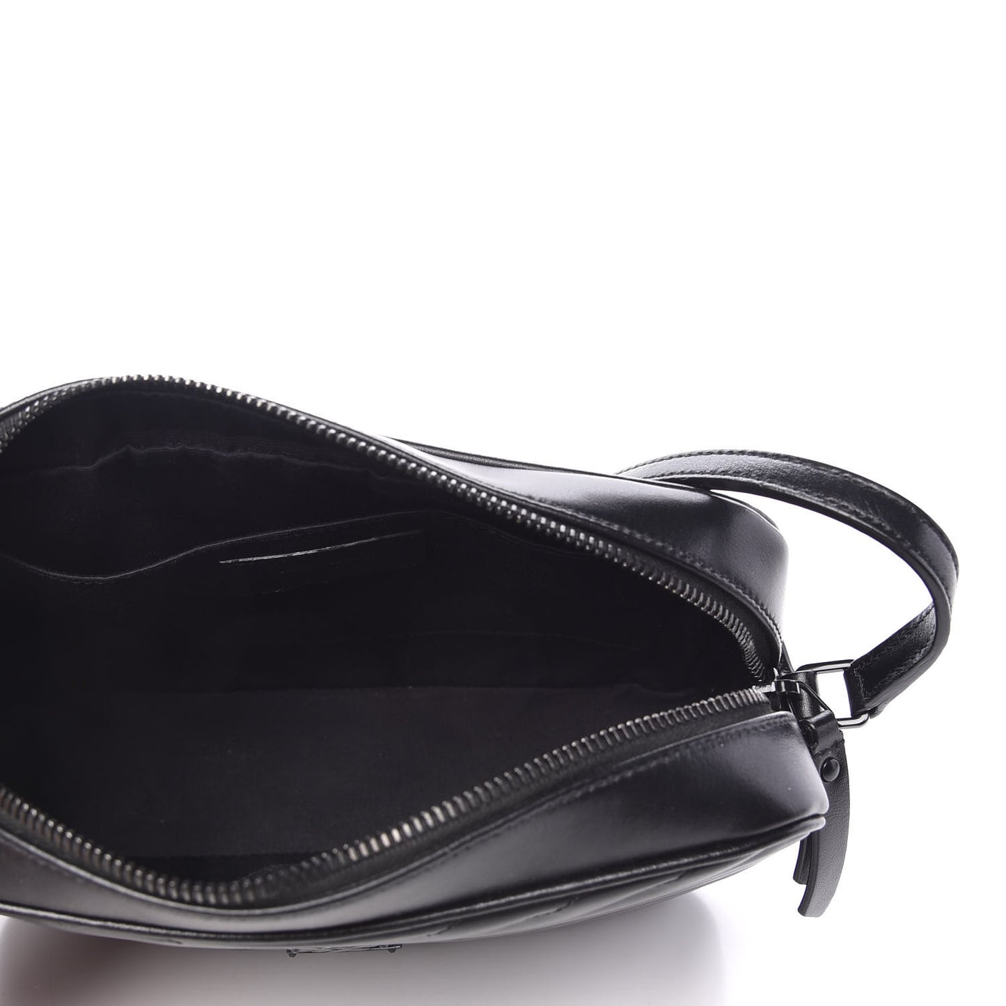 Calfskin Matelasse Monogram Lou Camera Bag Black