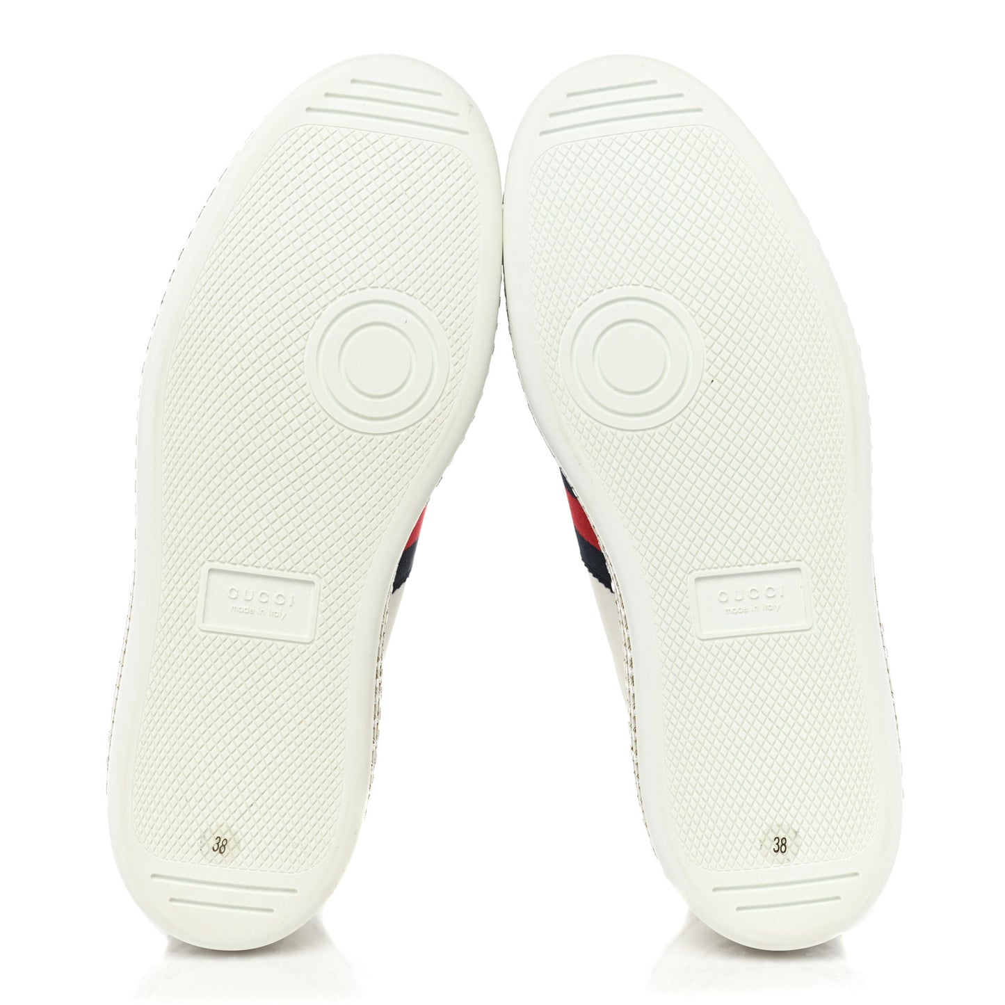 Calfskin Crystal Web Bee Embroidered Womens Ace Platform Sneakers 38 White