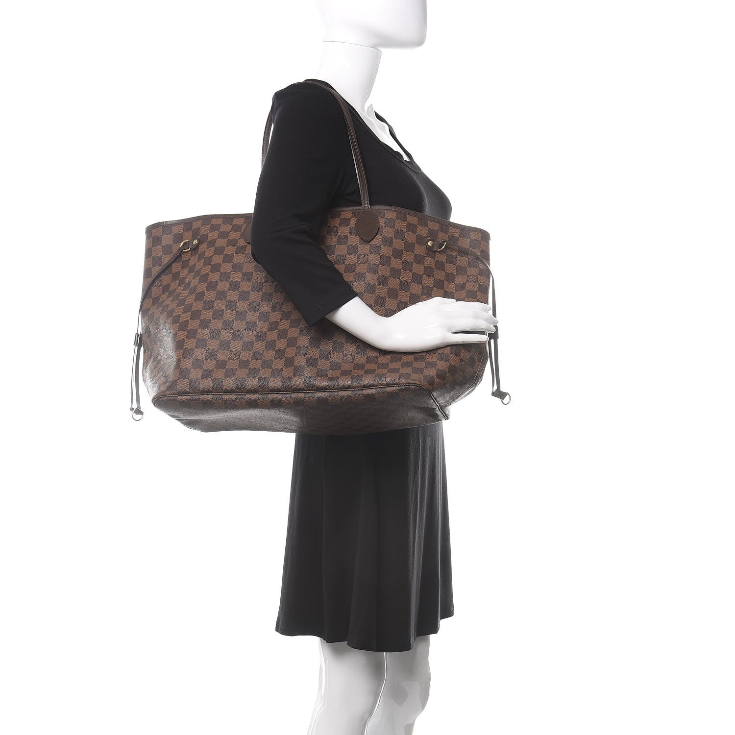 Louis Vuitton Damier Ebene Neverfull GM 2 of 9