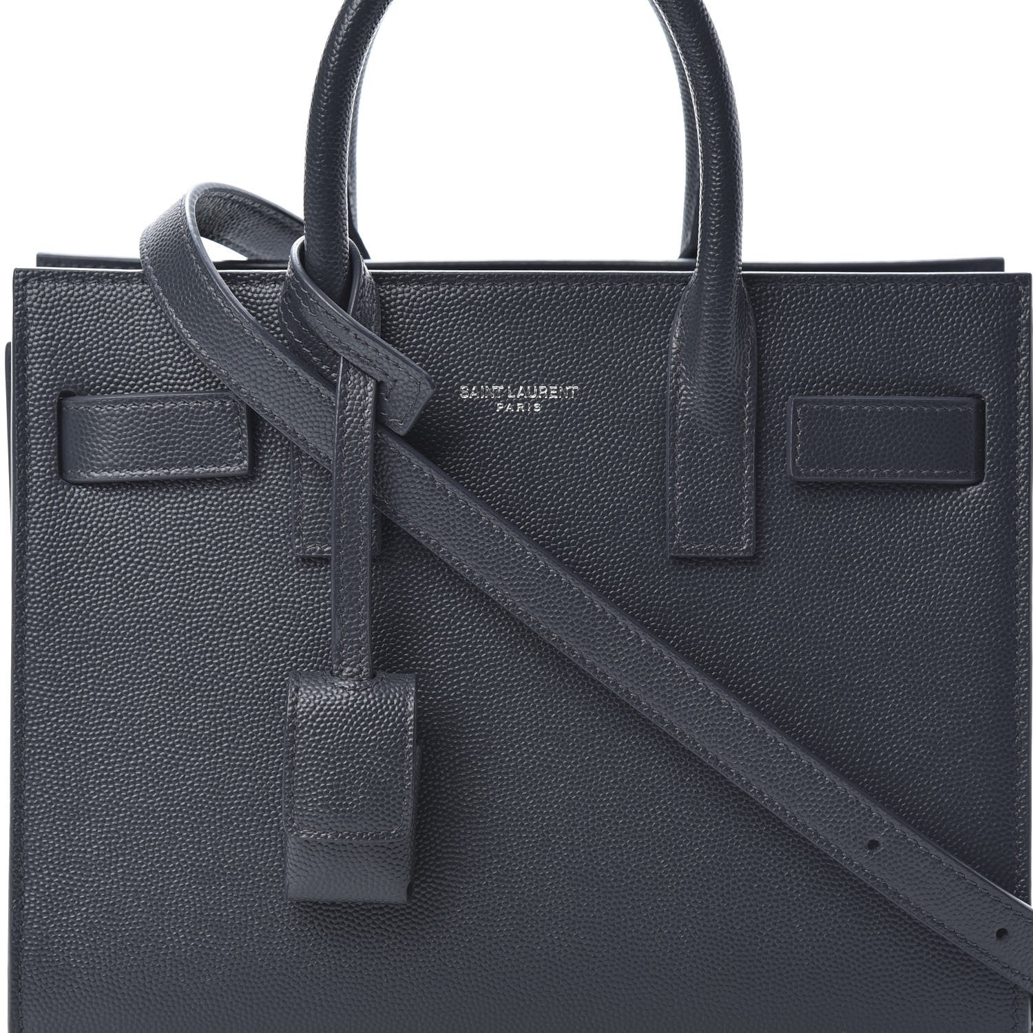 Saint Laurent Grain De Poudre Nano Sac De Jour Dark Smog 8 of 11
