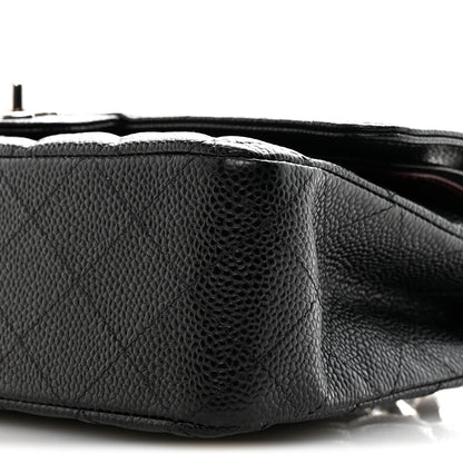 Chanel Caviar Quilted Medium Double Flap Black 7 of 11
