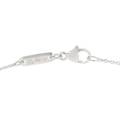 Chopard 18K White Gold Happy Diamonds Icons Heart Pendant Necklace 4 of 5