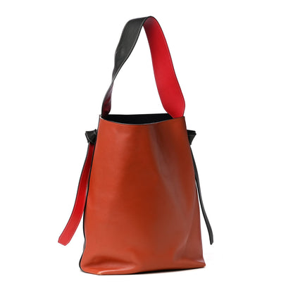Celine Shiny Smooth Calfskin Small Twisted Cabas Camel Tan 2 of 5