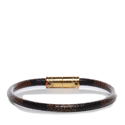 Louis Vuitton Damier Ebene Keep It Bracelet 17 1 of 6