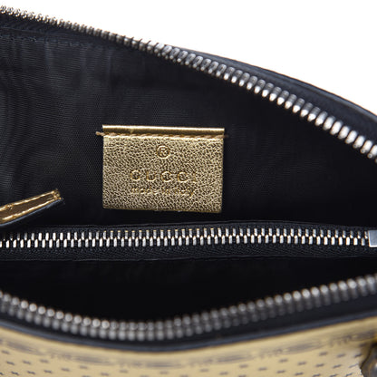 Gucci X SEGA Calfskin GUCCY Stars Mini Dome Shoulder Bag Gold 6 of 13