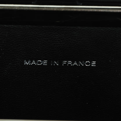 Chanel Patent Quilted Vanity Clutch Black 7 of 8