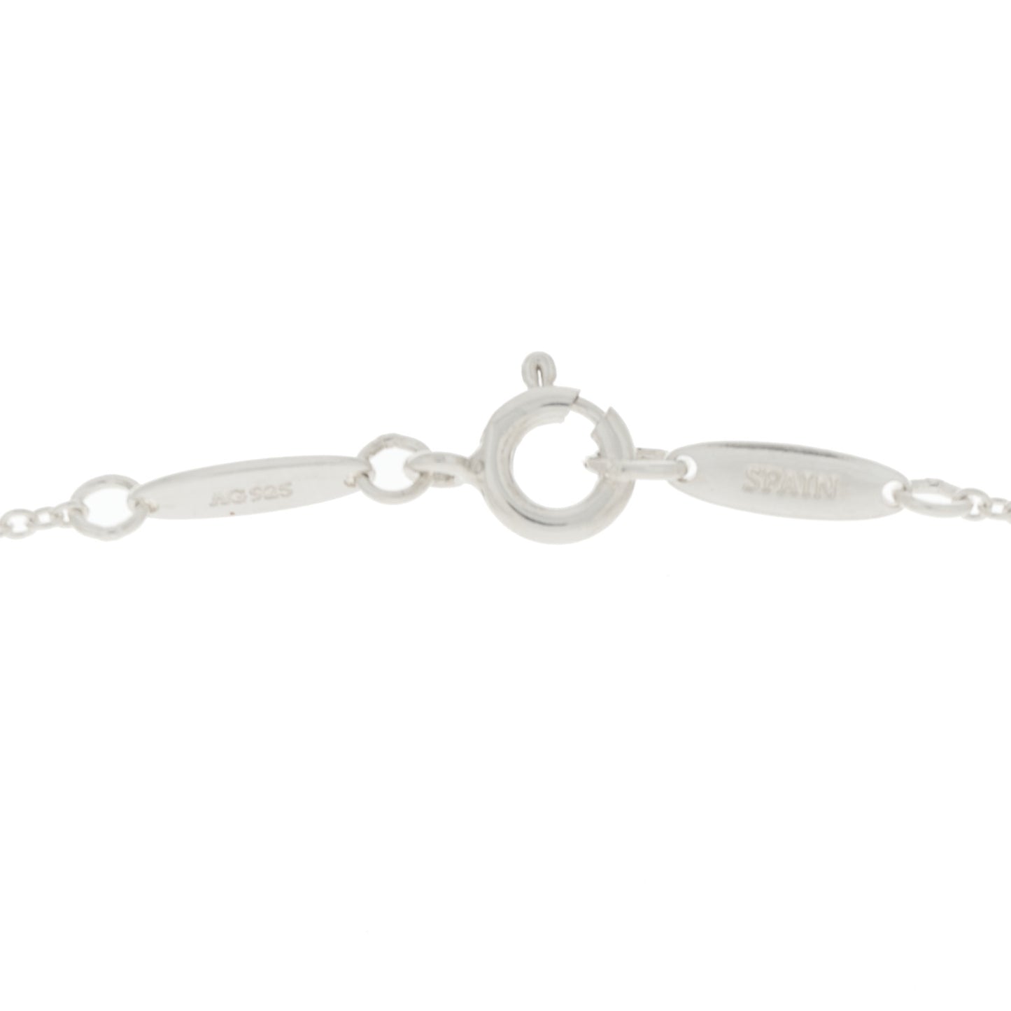 Sterling Silver 16mm Elsa Peretti Open Heart Pendant Necklace