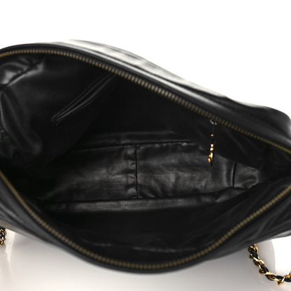 Chanel Lambskin Quilted CC Tassel Camera Case Black 5 of 10