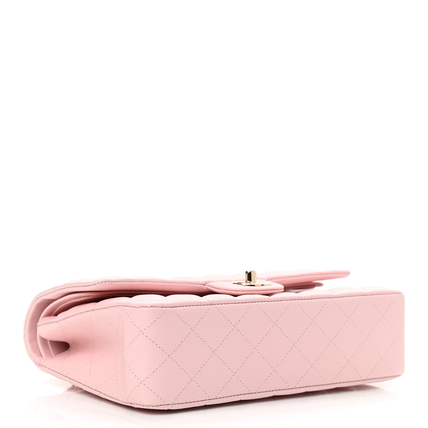 Chanel Caviar Quilted Medium Double Flap Light Pink 4 of 11