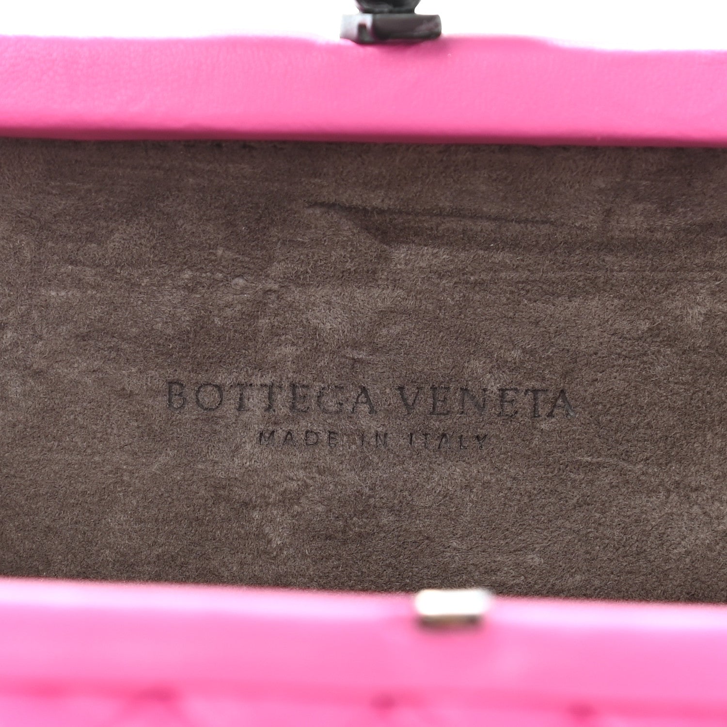 Bottega Veneta Calfskin Knot Clutch Pink 5 of 10