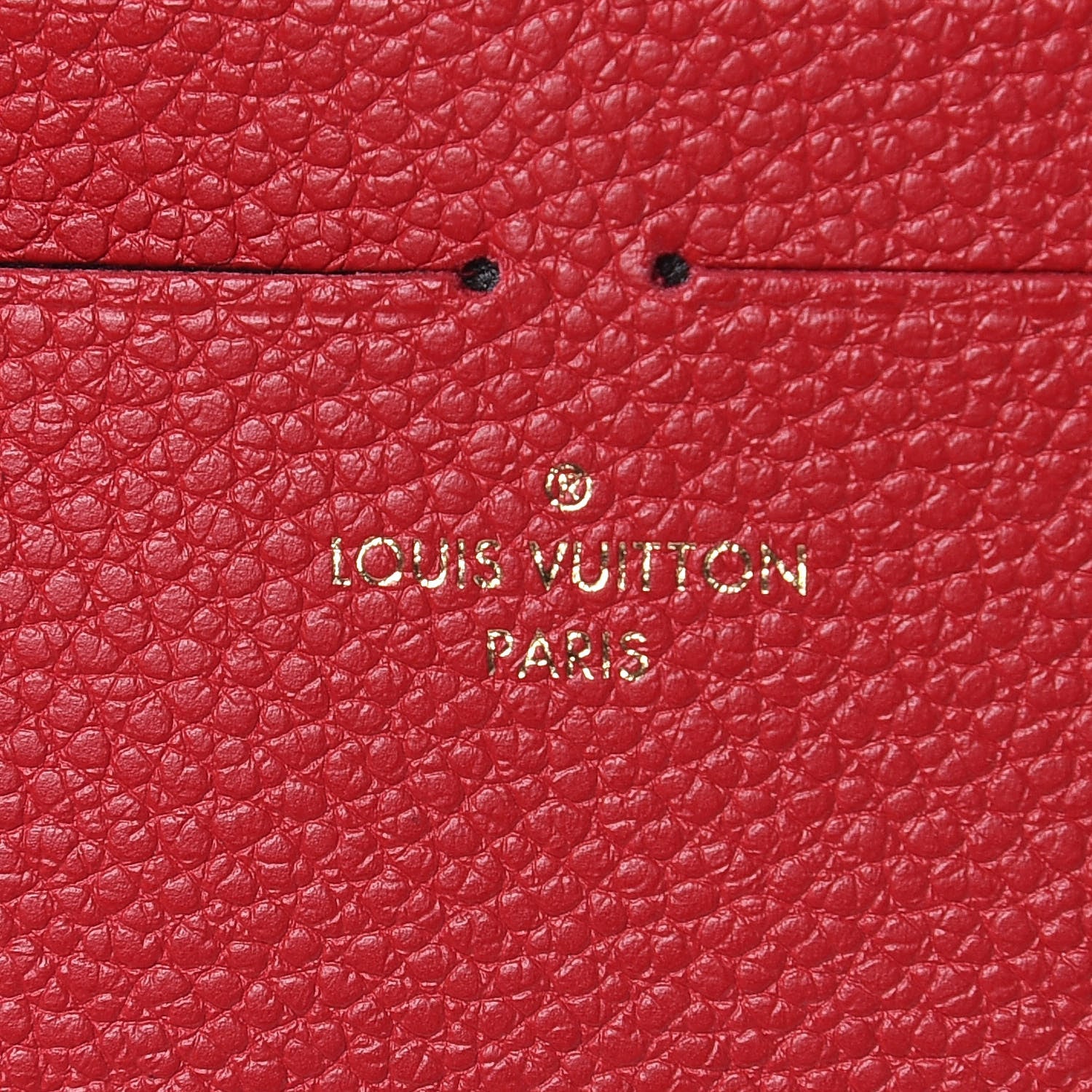 Louis Vuitton Empreinte Pochette Felicie Chain Wallet Scarlet 8 of 12