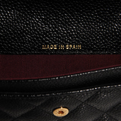 Chanel Caviar Quilted Flap Card Holder Black 6 of 9