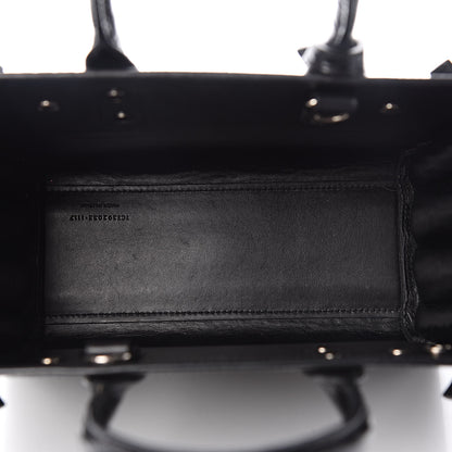 Saint Laurent Calfskin Crocodile Embossed Nano Sac De Jour Black 5 of 10