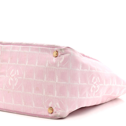 Chanel Nylon Travel Large Tote Pink 10 of 13