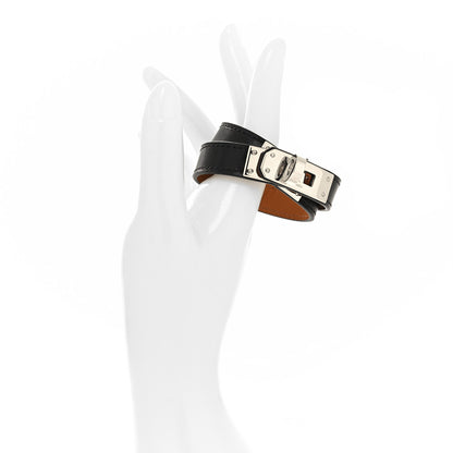Hermes Box Kelly Double Tour Bracelet T1 Black 2 of 5