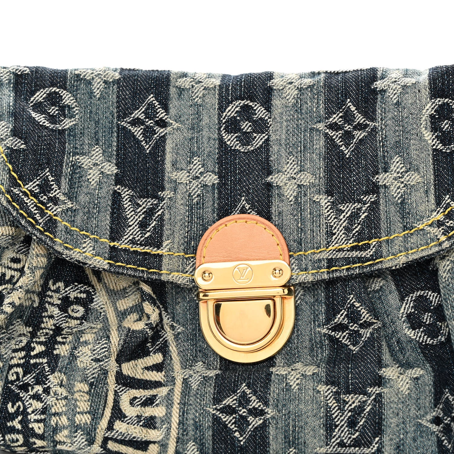 Louis Vuitton Denim Raye Mini Pleaty 7 of 9