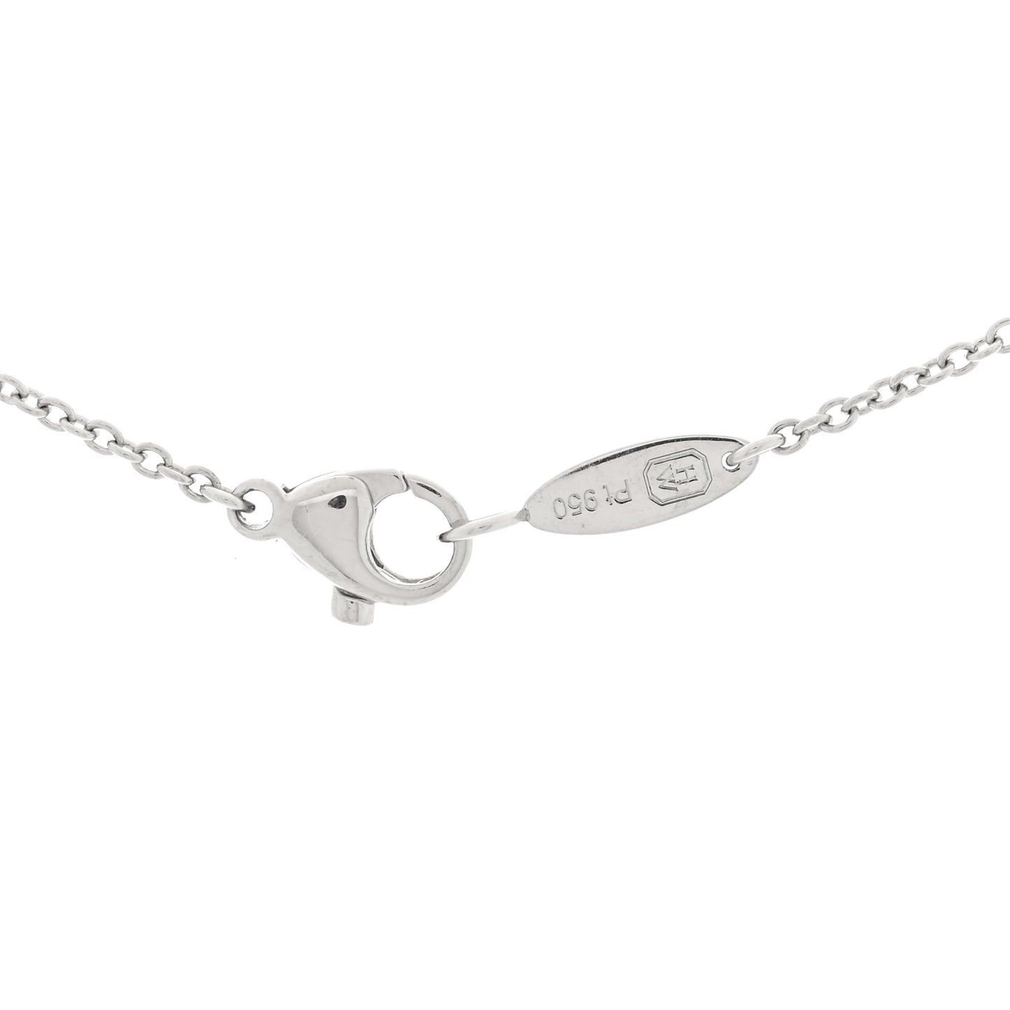 Platinum Diamond 1.01ct Pear Solitaire Pendant Necklace