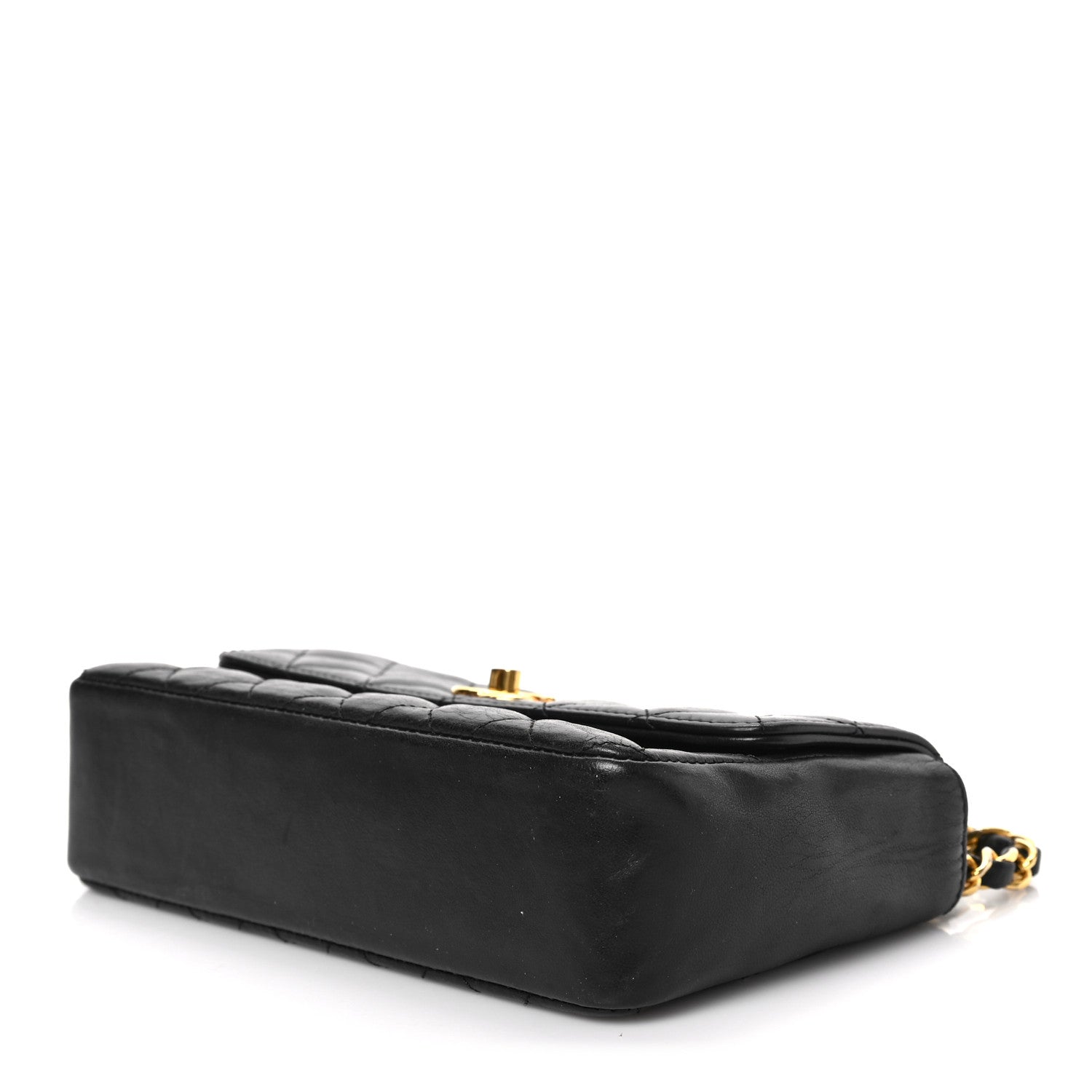 Chanel Lambskin Quilted Mini Rectangular Flap Black 8 of 11