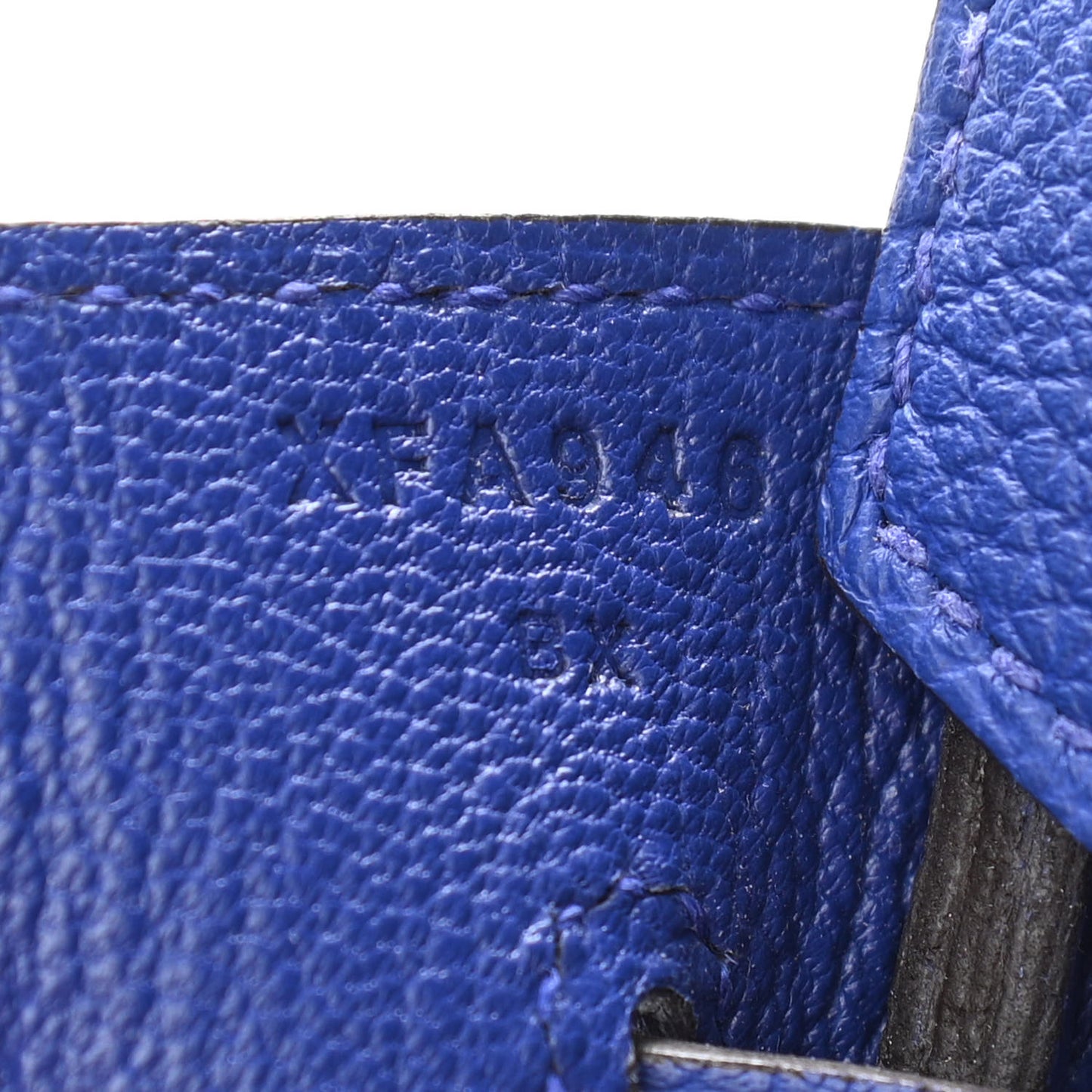 Togo Birkin 30 Bleu Electrique