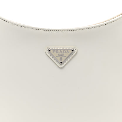 Prada Spazzolato Cleo Shoulder Bag White 8 of 11