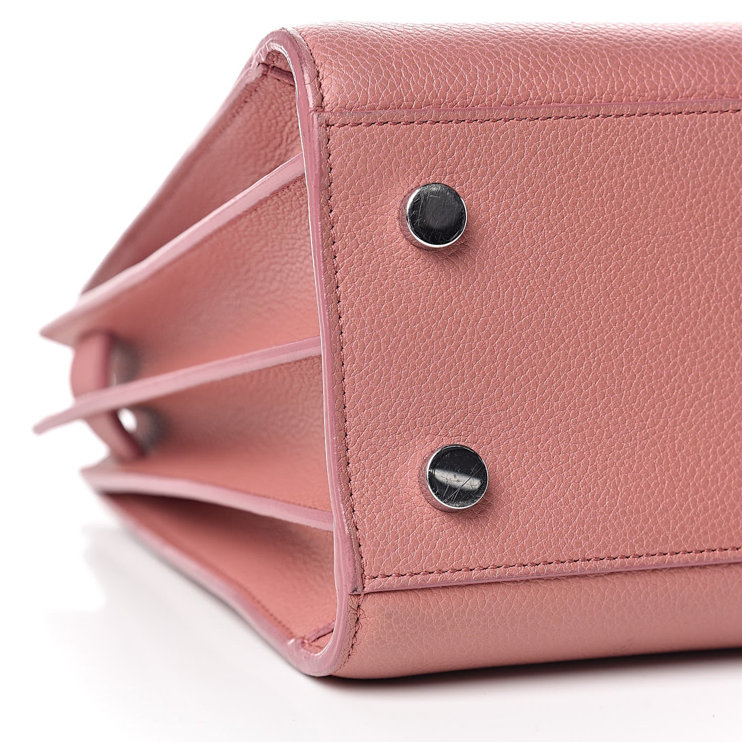 Saint Laurent Grained Calfskin Baby Sac De Jour Dark Rose 10 of 16