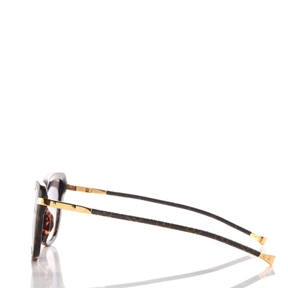Louis Vuitton Monogram Charlotte Z0629E Sunglasses Dark Tortoise 2 of 7