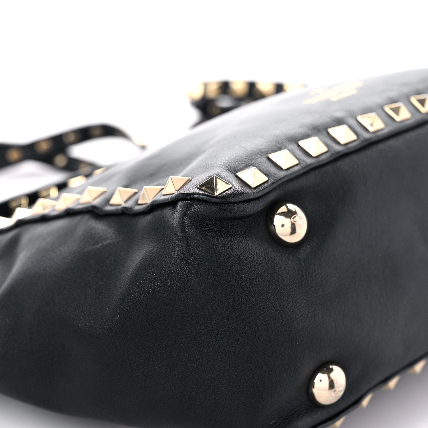 Valentino Garavani Vitello Mini Rockstud Tote Black 11 of 29