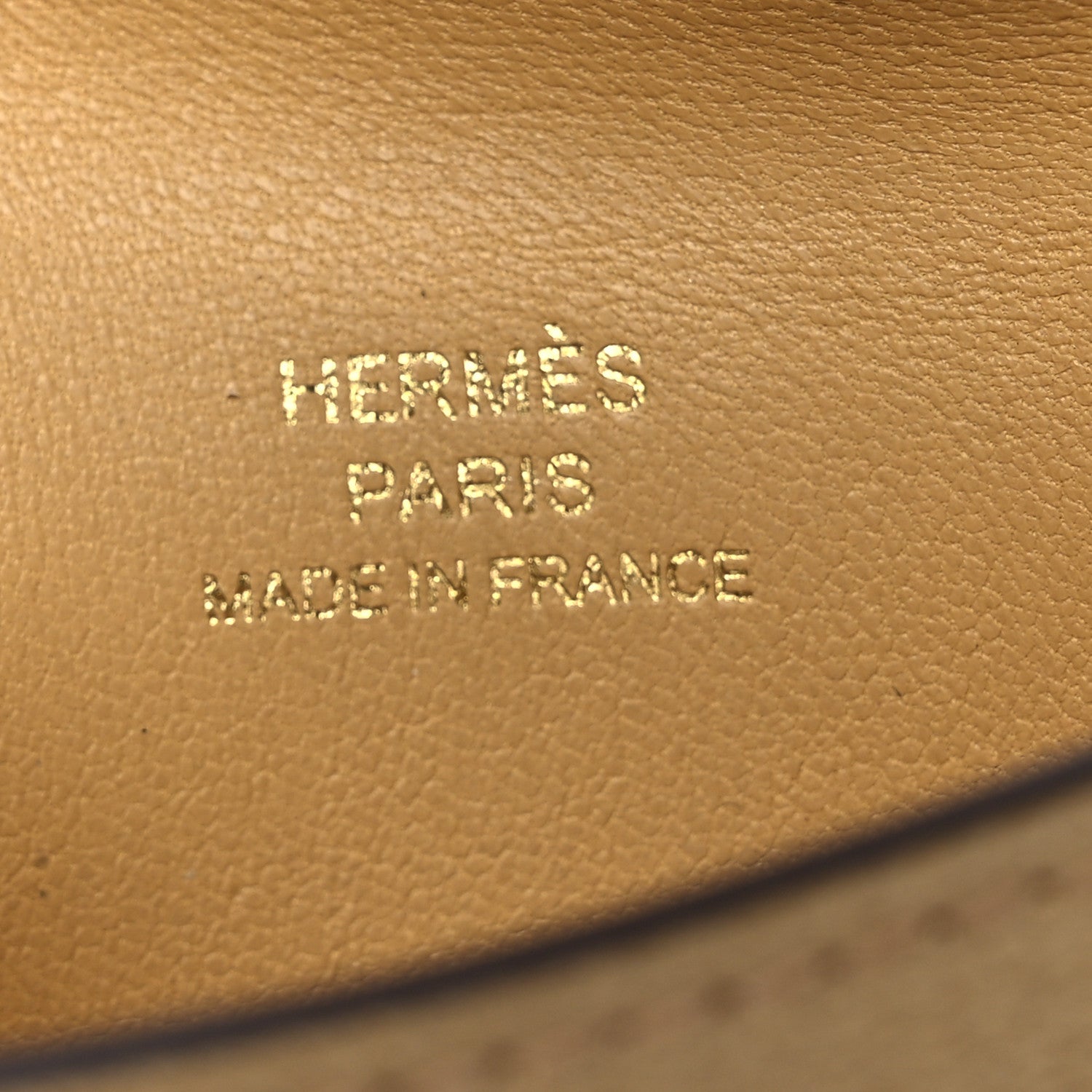 Hermes Metallic Chevre Chamkilight Iliade Card Holder Golden 6 of 10