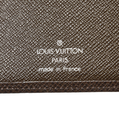 Louis Vuitton Taiga Porte Valeurs Organizer Wallet Grizzli 6 of 9
