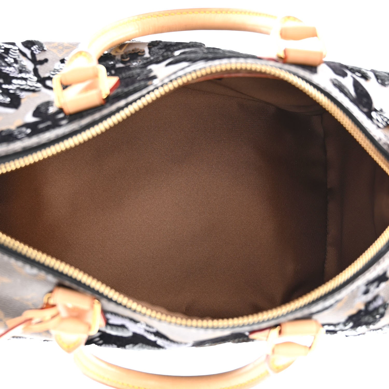 Louis Vuitton Monogram Fleur De Jais Sequins Speedy 30 5 of 10