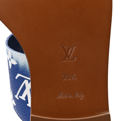 Louis Vuitton Monogram Escale Palma Sandals 38.5 Blue 6 of 8
