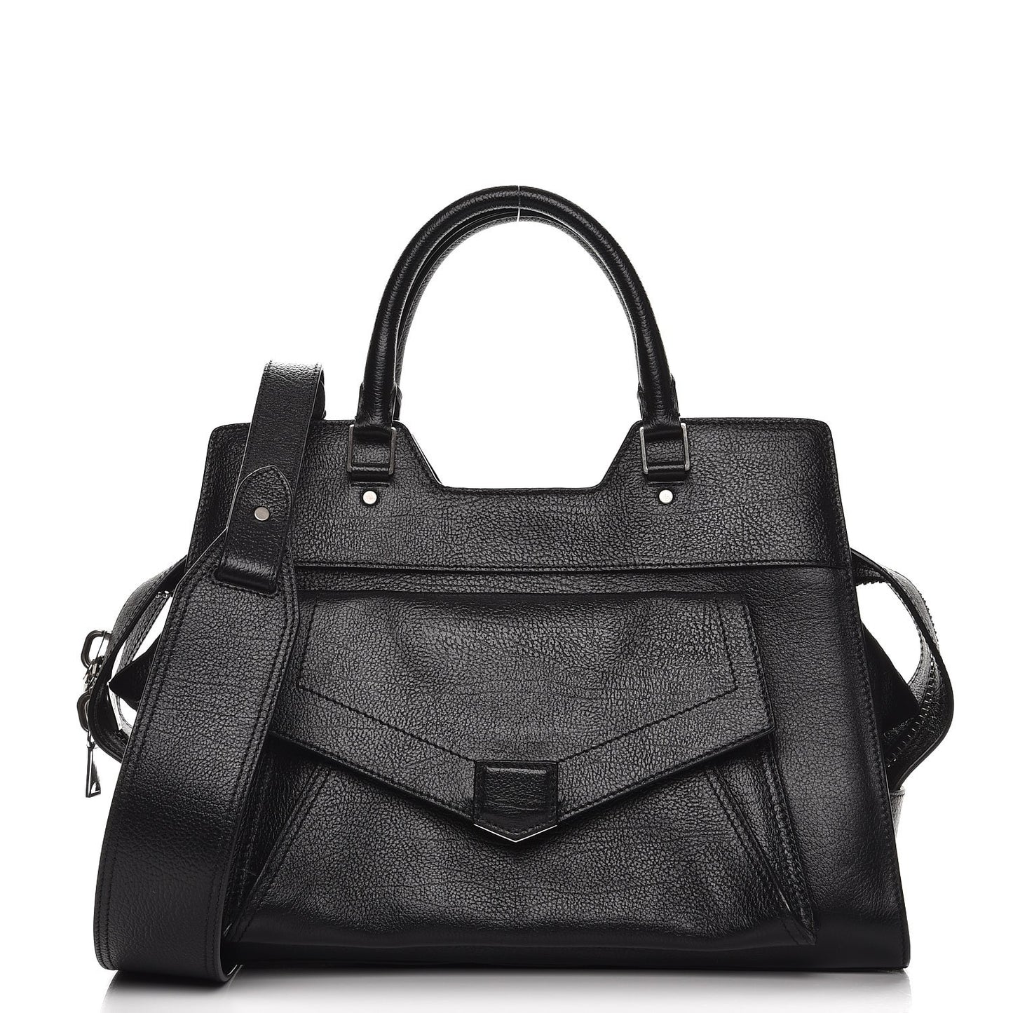 Vacchetta Calfskin Small PS13 Satchel Black