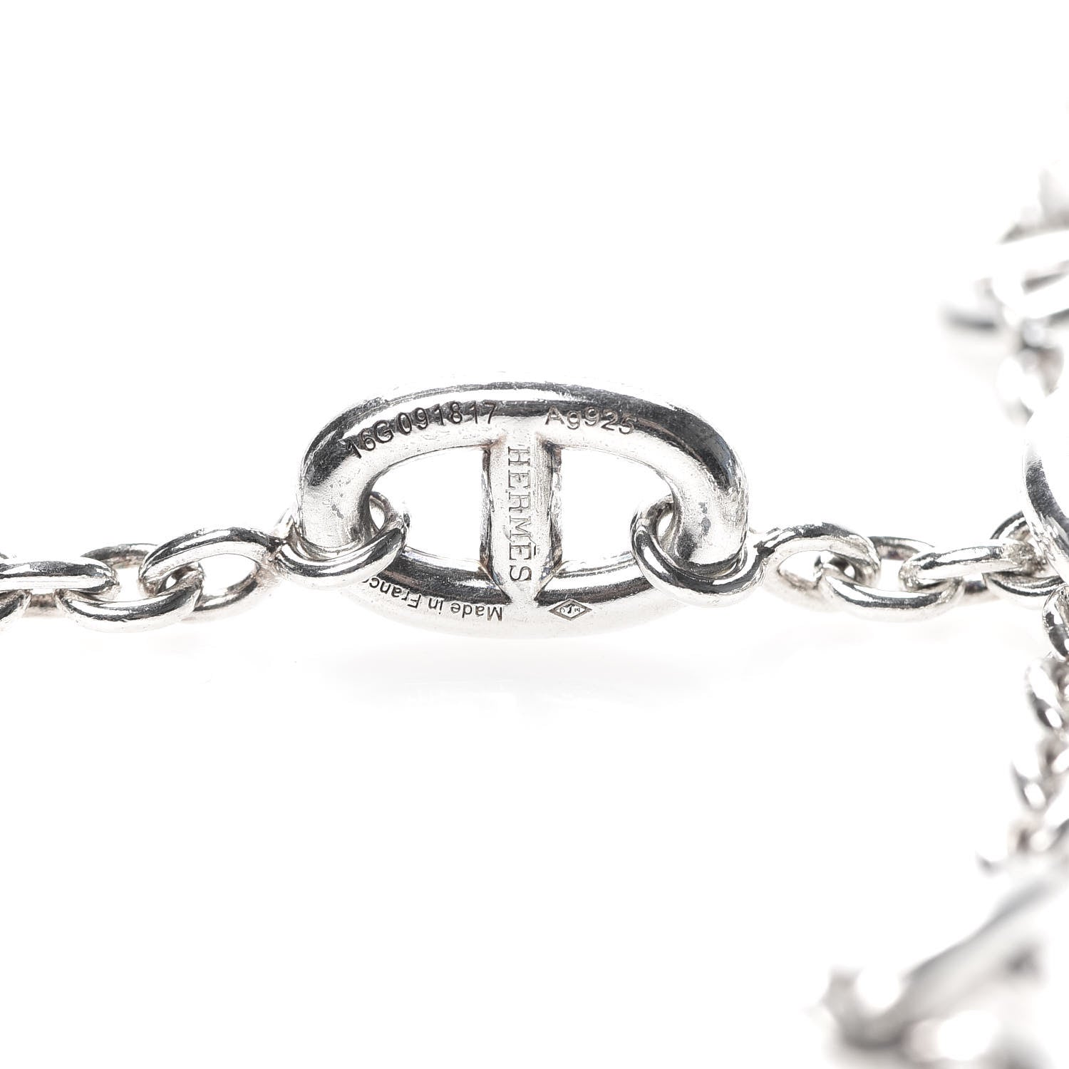 Hermes Sterling Silver Farandole Necklace 120 5 of 5