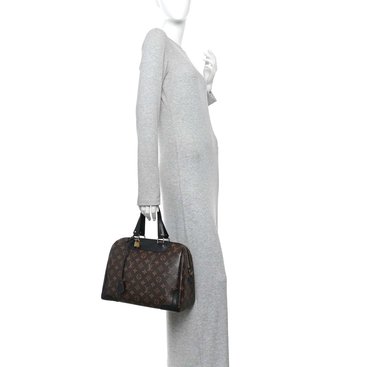 Louis Vuitton Monogram Retiro NM Black 2 of 11