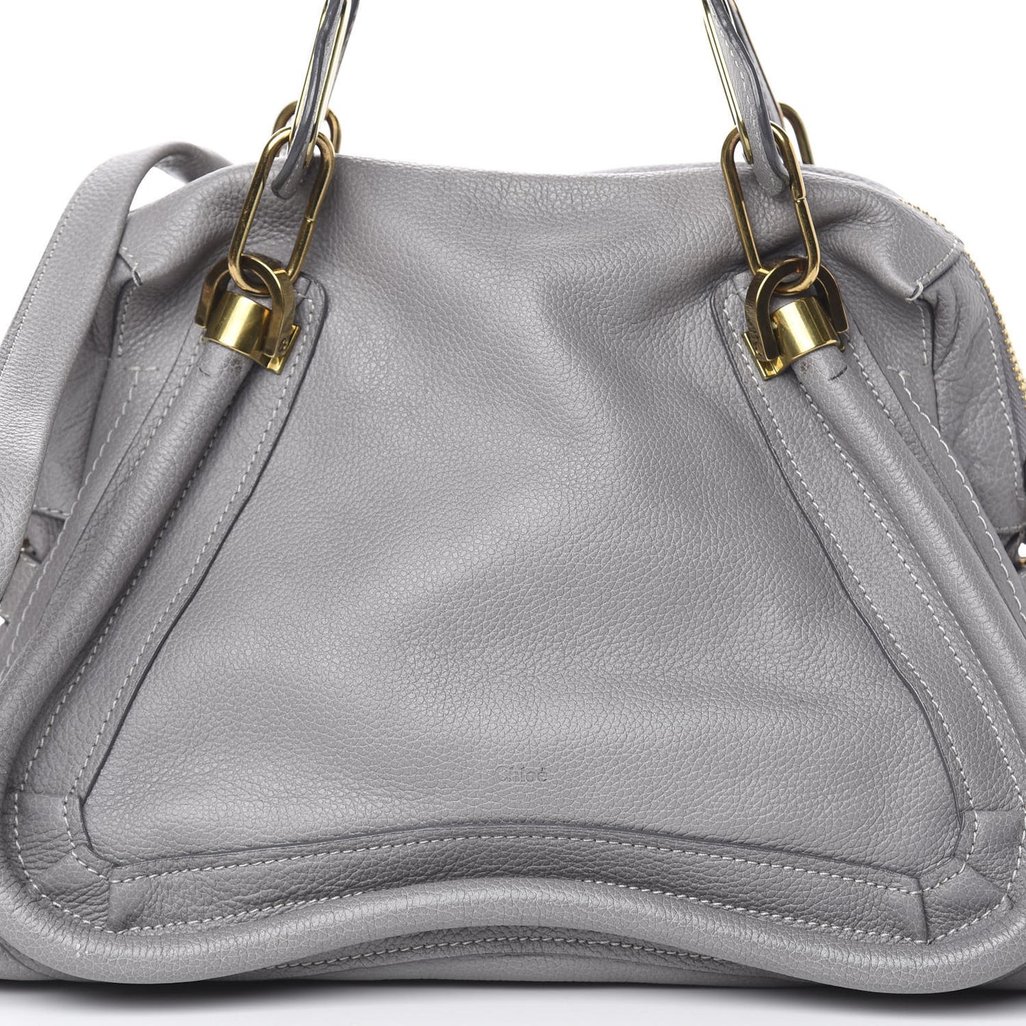 Calfskin Medium Paraty Cashmere Grey