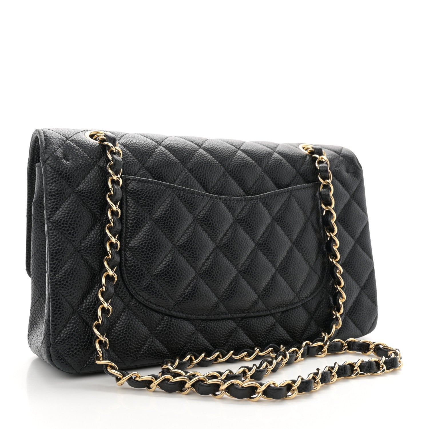 Chanel Caviar Quilted Medium Double Flap Black 3 of 12
