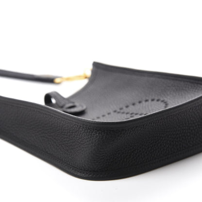 Hermes Taurillon Clemence Evelyne TPM Black 6 of 11