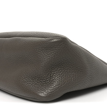 Prada Vitello Daino Soft Medium Zippered Top Handle Bag Bambu 9 of 9