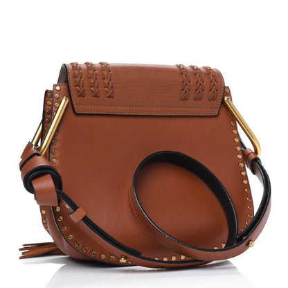 Chloe Calfskin Braided Small Hudson Shoulder Bag Caramel 2 of 6