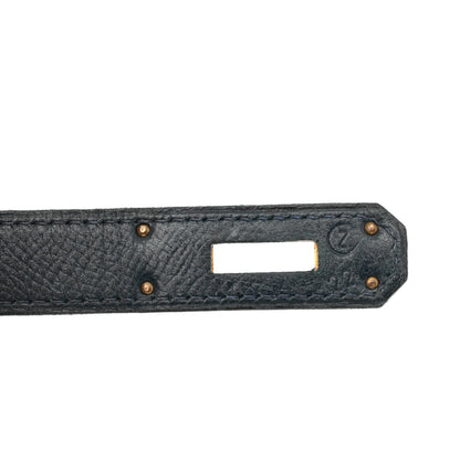 Hermes Courchevel Kelly Sellier 28 Bleu Marine 7 of 18
