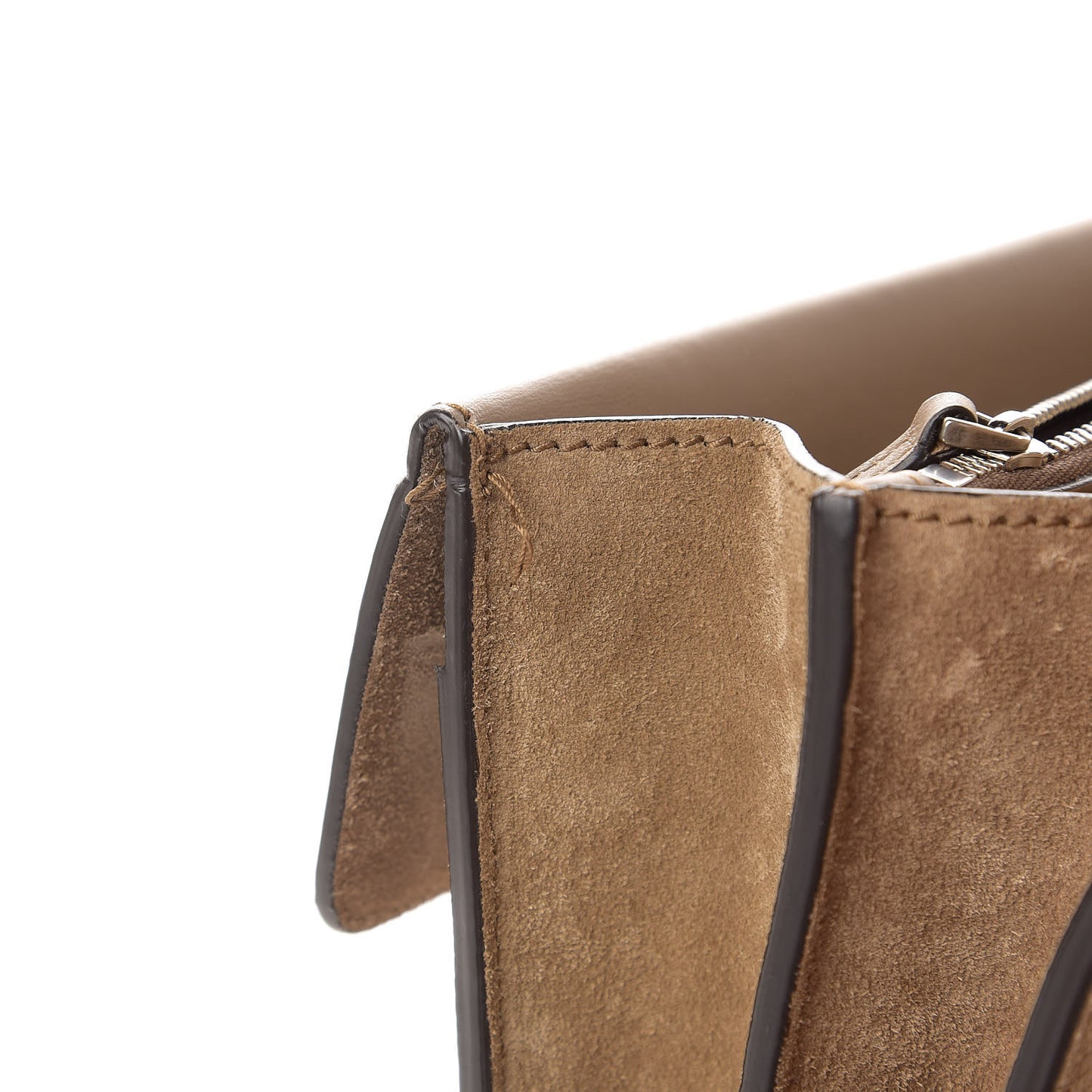 Suede Small Dionysus Shoulder Bag Taupe