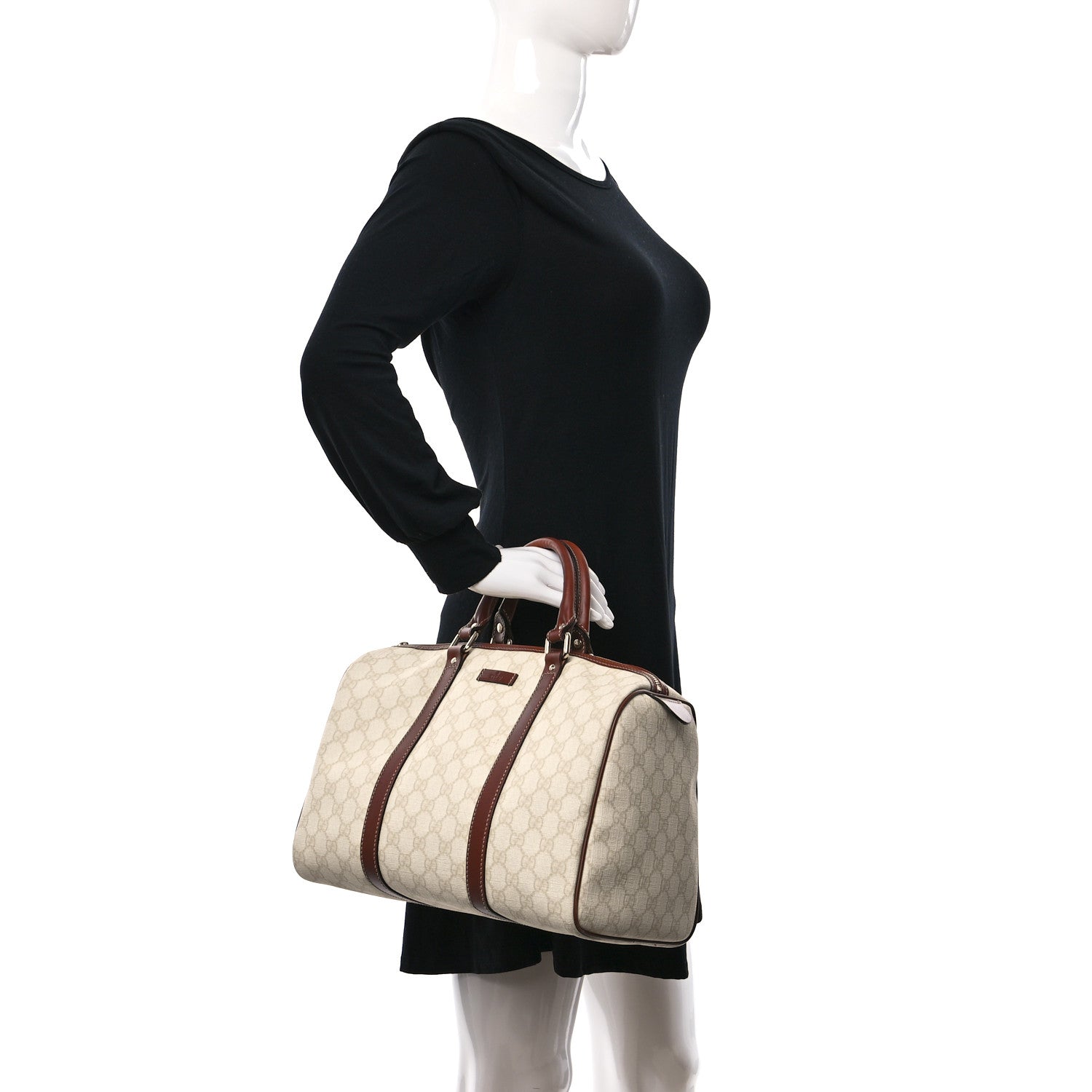 Gucci GG Plus Monogram Medium Joy Boston Tan 2 of 11
