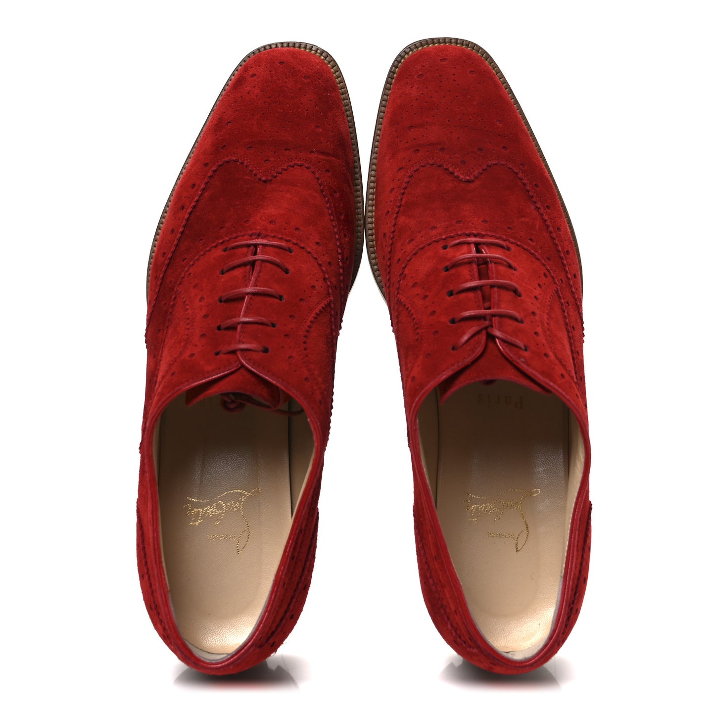 Veau Velours Charletta Brogue Oxfords 39 Flamenco