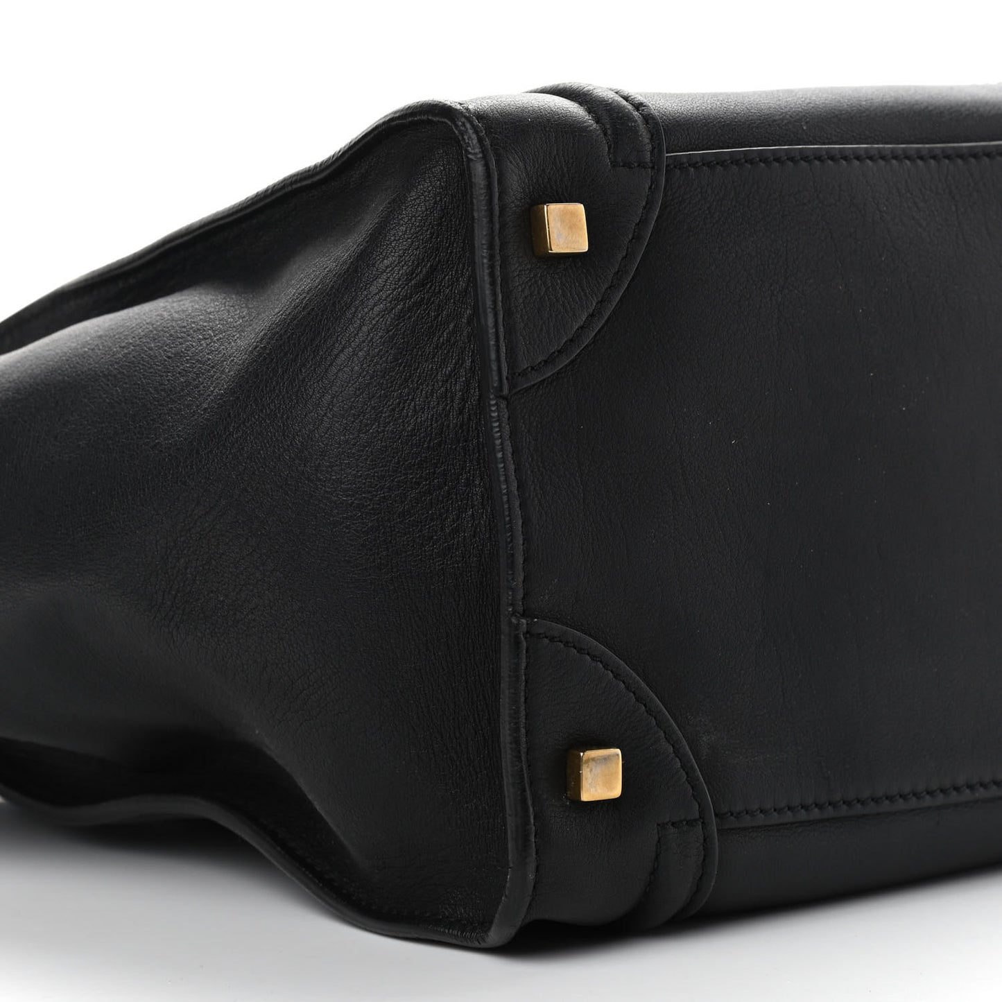 Smooth Calfskin Mini Luggage Black