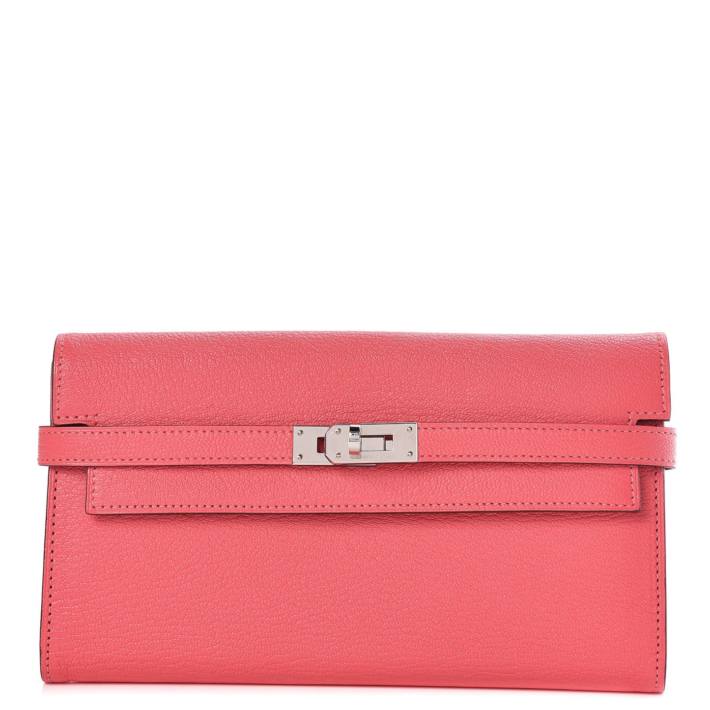 Chevre Mysore Kelly Longue Wallet Rose Lipstick