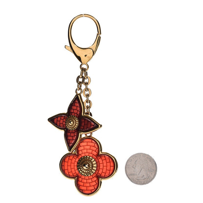 Louis Vuitton Metal Resin Mosaique Bag Charm Red 2 of 3