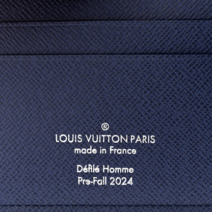 Louis Vuitton Damier Heritage Multiple Wallet Blue 6 of 7