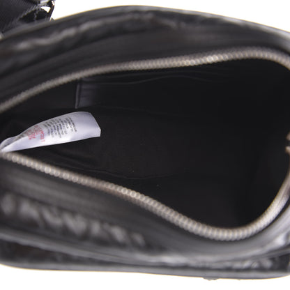 Burberry Calfskin Embossed Monogram Small Camera Bag Black 5 of 9